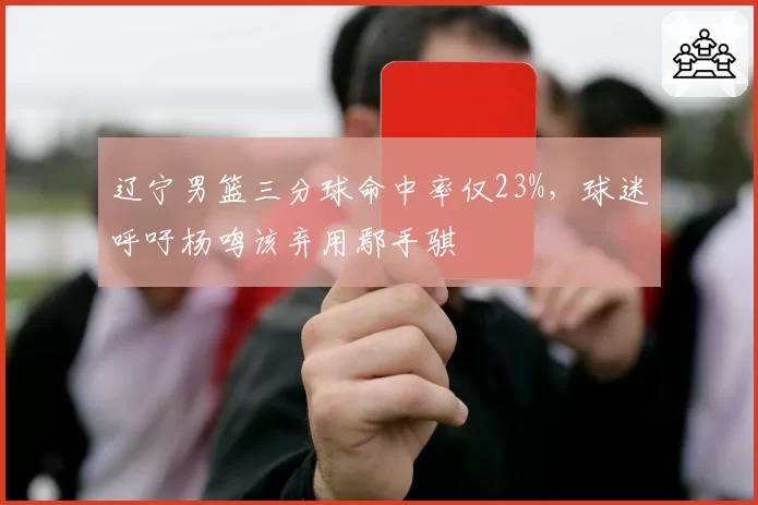 辽宁男篮三分球命中率仅23%，球迷呼吁杨鸣该弃用鄢手骐